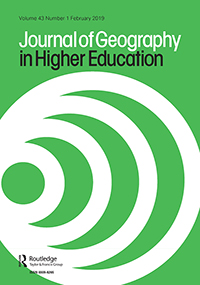 Cover image for Journal of Geography in Higher Education, Volume 43, Issue 1, 2019