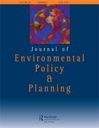 Cover image for Journal of Environmental Policy & Planning, Volume 24, Issue 3, 2022