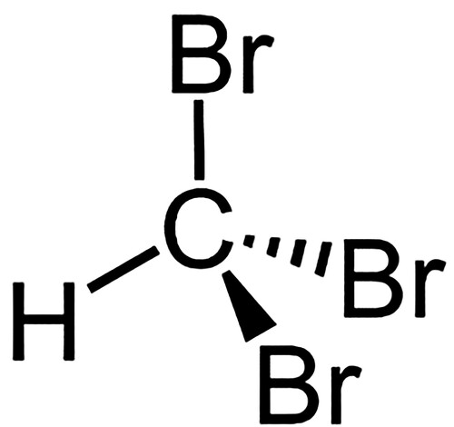 Figure 1. Chemical structure of bromoform.
