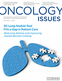 Cover image for Oncology Issues, Volume 36, Issue 2, 2021