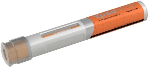 Figure 1 The YpsoMate™ disposable autoinjector used in the study.