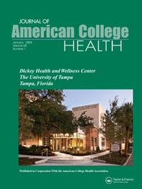 Cover image for Journal of American College Health, Volume 68, Issue 1, 2020