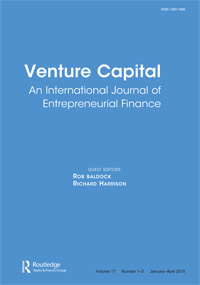 Cover image for Venture Capital, Volume 17, Issue 1-2, 2015