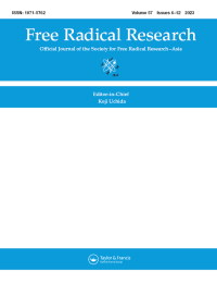 Cover image for Free Radical Research, Volume 57, Issue 6-12, 2023