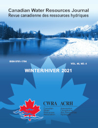 Cover image for Canadian Water Resources Journal / Revue canadienne des ressources hydriques, Volume 46, Issue 4, 2021