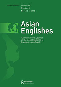 Cover image for Asian Englishes, Volume 20, Issue 3, 2018