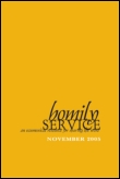 Cover image for Homily Service, Volume 38, Issue 12, 2005