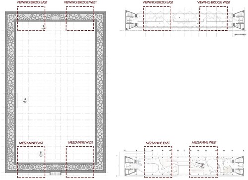 Figure 3. Dubai Frame field measurements locations.