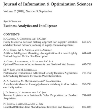 Cover image for Journal of Information and Optimization Sciences, Volume 42, Issue 1, 2021