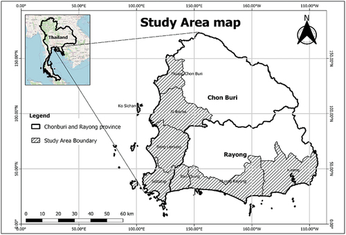 Figure 1. Study area map.