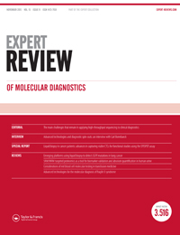 Cover image for Expert Review of Molecular Diagnostics, Volume 15, Issue 11, 2015