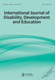 Cover image for International Journal of Disability, Development and Education, Volume 62, Issue 2, 2015