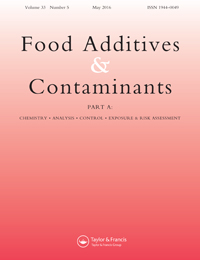 Cover image for Food Additives & Contaminants: Part A, Volume 33, Issue 5, 2016