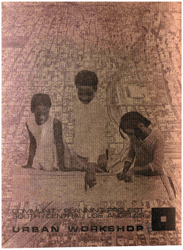 Figure 2. Cover of Urban Workshop report, “The Community Planning Project for South Central Los Angeles.”