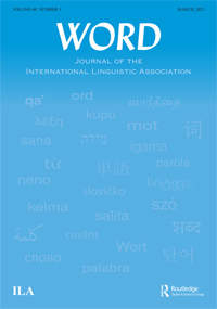 Cover image for WORD, Volume 69, Issue 1, 2023