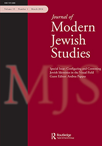 Cover image for Journal of Modern Jewish Studies, Volume 15, Issue 1, 2016