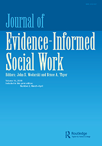 Cover image for Journal of Evidence-Based Social Work, Volume 15, Issue 2, 2018