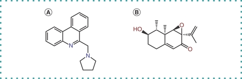 Figure 4. Structure of compounds A and B.