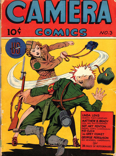 Figure 4. Camera Comics, cover, issue 3. Public domain comic scanned by Comic Books Plus.