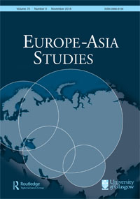 Cover image for Europe-Asia Studies, Volume 70, Issue 9, 2018