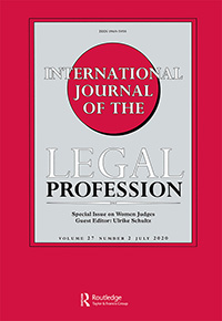 Cover image for International Journal of the Legal Profession, Volume 27, Issue 2, 2020