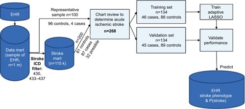 Figure 1 Stroke-classification flowchart for chart reviews.