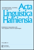 Cover image for Acta Linguistica Hafniensia, Volume 23, Issue 1, 1991