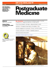 Cover image for Postgraduate Medicine, Volume 90, Issue 7, 1991