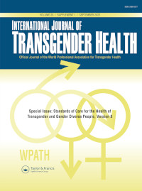 Cover image for International Journal of Transgender Health, Volume 23, Issue sup1, 2022