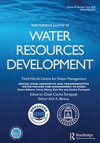 Cover image for International Journal of Water Resources Development, Volume 36, Issue 4, 2020