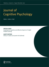 Cover image for Journal of Cognitive Psychology, Volume 33, Issue 6-7, 2021
