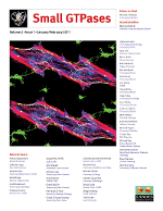 Cover image for Small GTPases, Volume 2, Issue 1, 2011