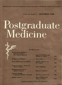 Cover image for Postgraduate Medicine, Volume 28, Issue 4, 1960