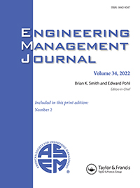 Cover image for Engineering Management Journal, Volume 34, Issue 2, 2022