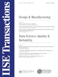 Cover image for IISE Transactions, Volume 54, Issue 11, 2022