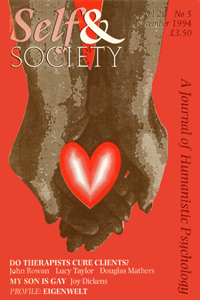 Cover image for Self & Society, Volume 22, Issue 5, 1994