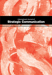 Cover image for International Journal of Strategic Communication, Volume 13, Issue 2, 2019