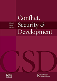 Cover image for Conflict, Security & Development, Volume 19, Issue 3, 2019