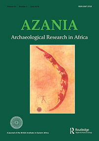 Cover image for Azania: Archaeological Research in Africa, Volume 53, Issue 2, 2018