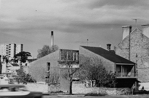 Figure 4. Saunders House, Gatehouse St Parkville, ca. 1963. Image courtesy of the Saunders family.