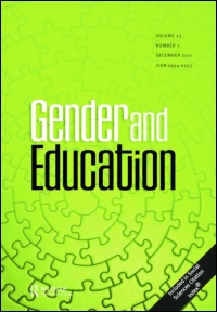 Cover image for Gender and Education, Volume 14, Issue 1, 2002