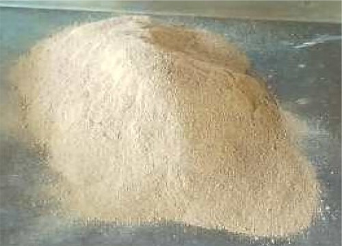 Figure 2. Milled kaolin clay (KC) powder.