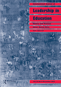 Cover image for International Journal of Leadership in Education, Volume 25, Issue 6, 2022