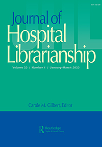Cover image for Journal of Hospital Librarianship, Volume 23, Issue 1, 2023