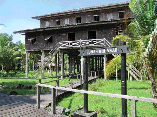 Figure 2. The Melanau Tallhouse at the Village. Source: author.