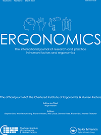 Cover image for Ergonomics, Volume 64, Issue 3, 2021