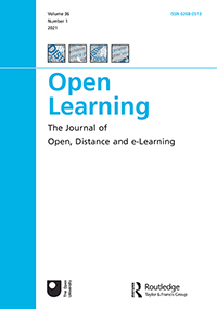 Cover image for Open Learning: The Journal of Open, Distance and e-Learning, Volume 36, Issue 1, 2021