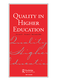 Cover image for Quality in Higher Education, Volume 27, Issue 3, 2021