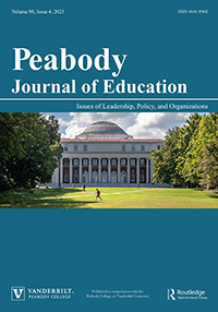 Cover image for Peabody Journal of Education, Volume 98, Issue 4, 2023