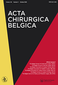 Cover image for Acta Chirurgica Belgica, Volume 122, Issue 5, 2022